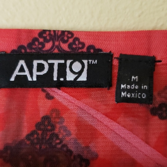 Apt 9 multi color short sleeve top - Picture 2 of 3